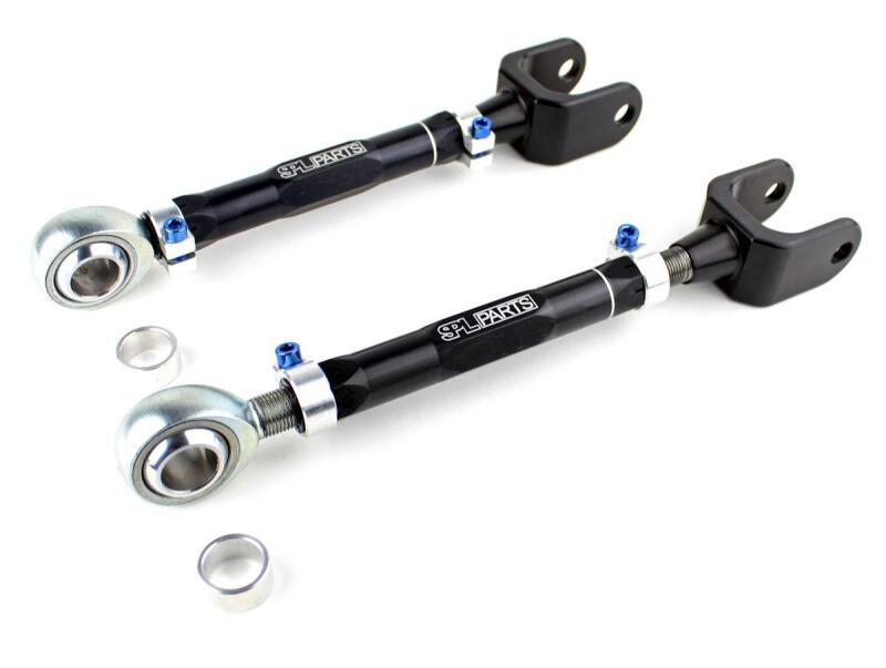 Infiniti G35 Traction Rods - Rear - SPL Parts - Titanium Series, Adjustable - Black - `07-`08 Infiniti G35 Traction Rods - Rear - SPL Parts - Titanium Series, Adjustable - Black - `07-`08